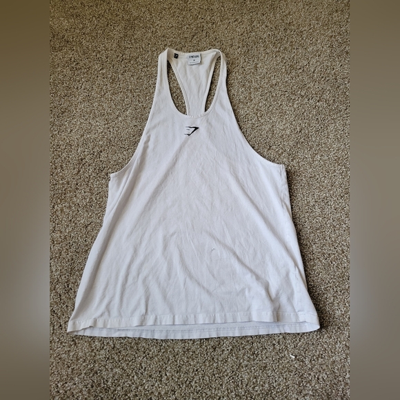 Gymshark Other - Gymshark Unisex Athletic White Tank Top